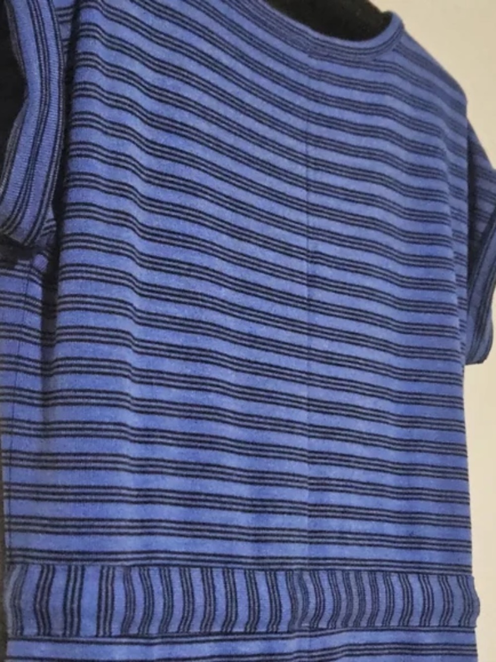 NWOT Talbots Striped Midi Blue Dress Small - Picture 4 of 5